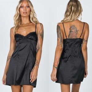 Princess Polly Dale Mini Dress Black